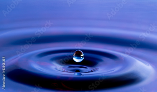 Water Droplets on a Calm Surface