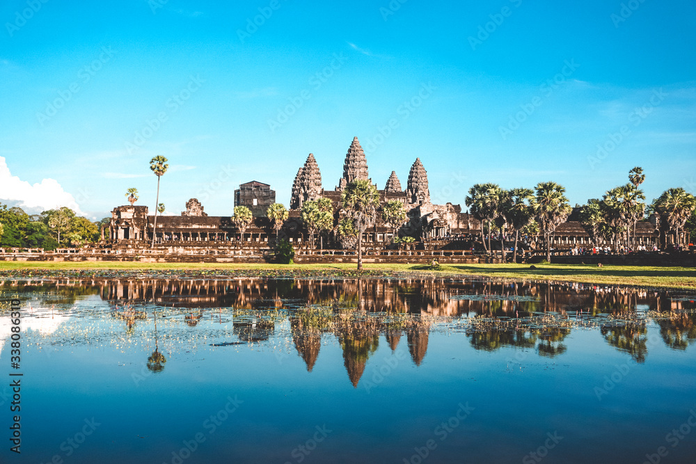 Reflections at Angkor Wat, Cambodia