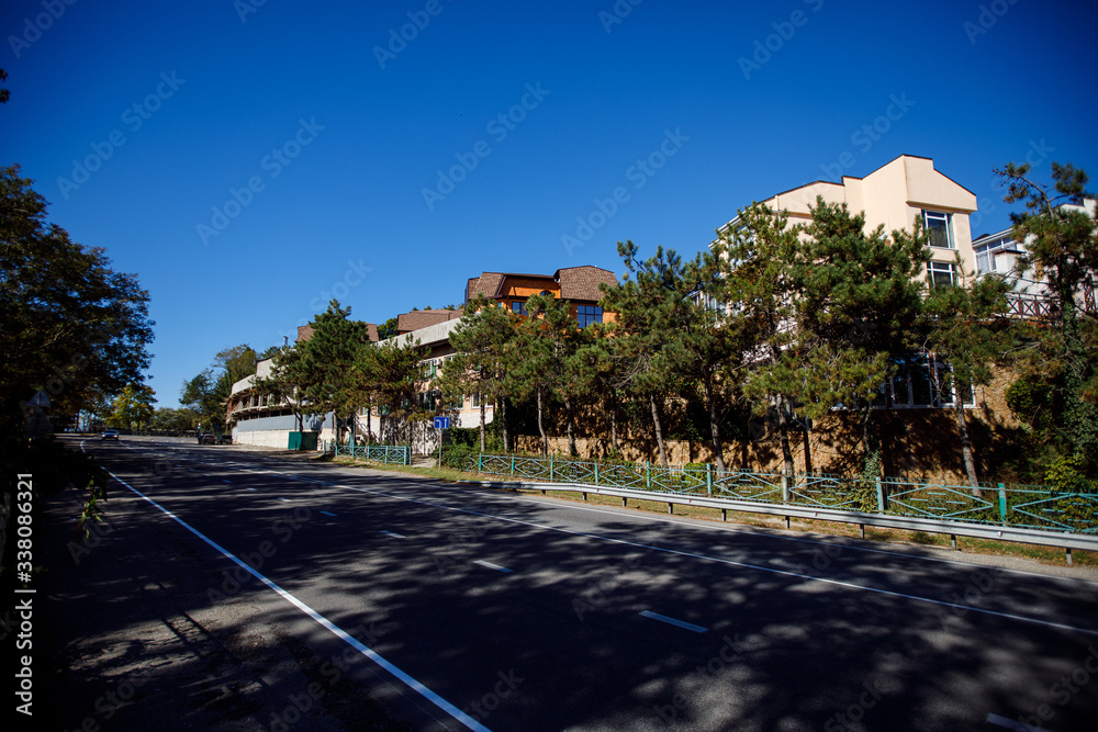 Fototapeta premium hotel in the sea