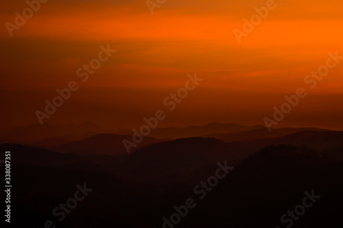 Fototapeta Naklejka Na Ścianę i Meble -  Red sunset sky
