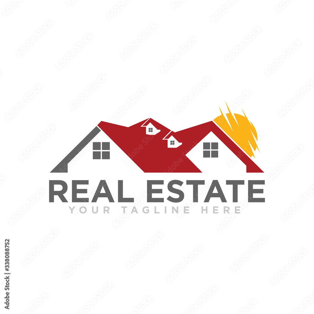Real Estate Logo Design Vector Template Real Estate Logo Design Vector Template