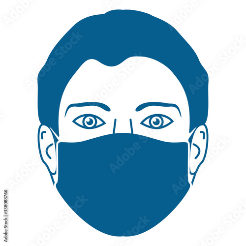 Gesichtsmaske - persönliche Schutzausrüstung (PSA)