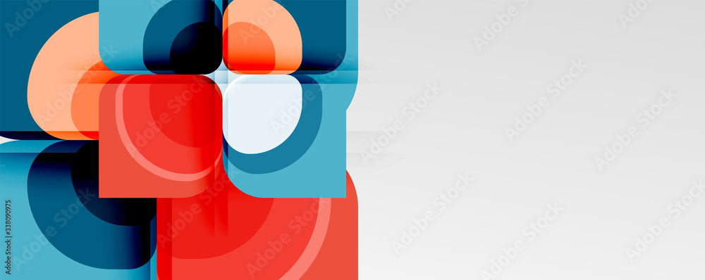 Abstract background - geometric cut paper design flower or square shape composition. Vector Illustration For Wallpaper, Banner, Background, Card, Book Illustration, landing page Abstract background - geometric cut paper design flower or square shape composition. Vector Illustration For Wallpaper, Banner, Background, Card, Book Illustration, landing page