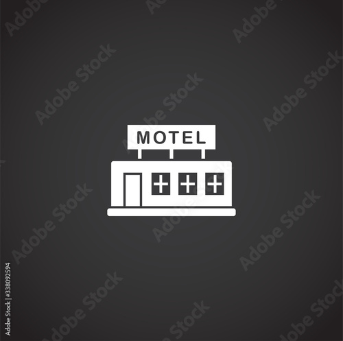 Travel erelated icon on background for graphic and web design. Creative illustration concept symbol for web or mobile app