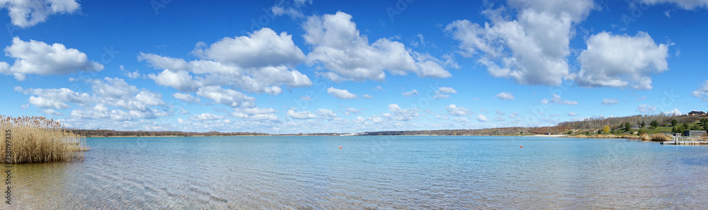 Sommer Panorama See