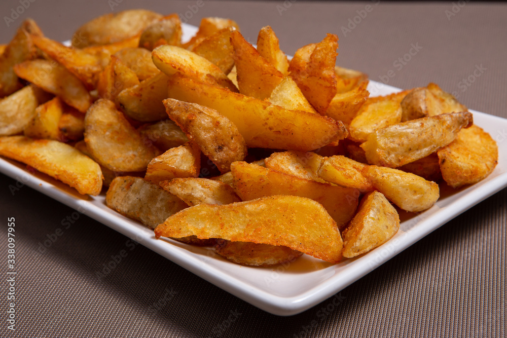 Garlic french fries.