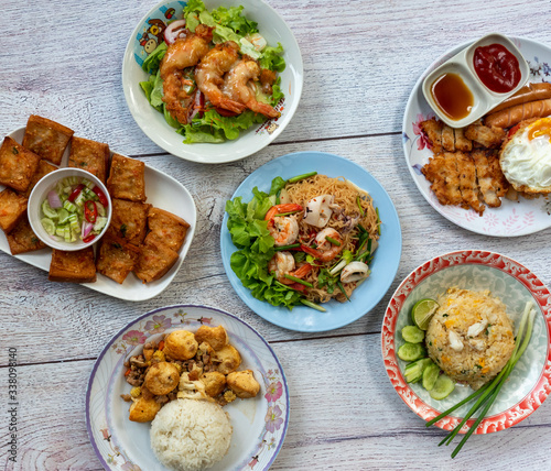 Thai Food Mixed Dishes Set 43442 © David