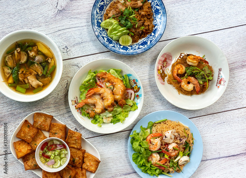 Thai Food Mixed Dishes Set 43421