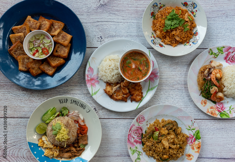 Thai Food Mixed Dishes Set 43421