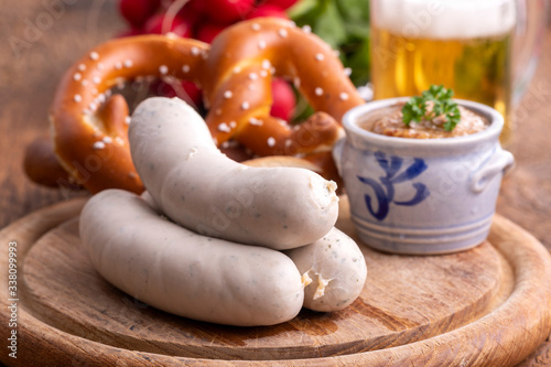 bavarian white sausages