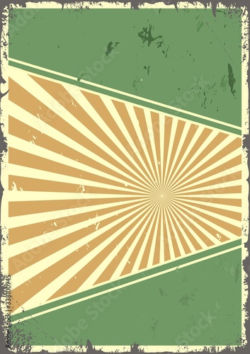 Retro abstract template