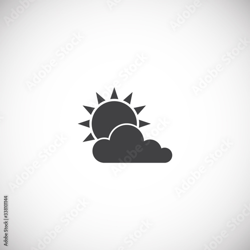 Travel erelated icon on background for graphic and web design. Creative illustration concept symbol for web or mobile app