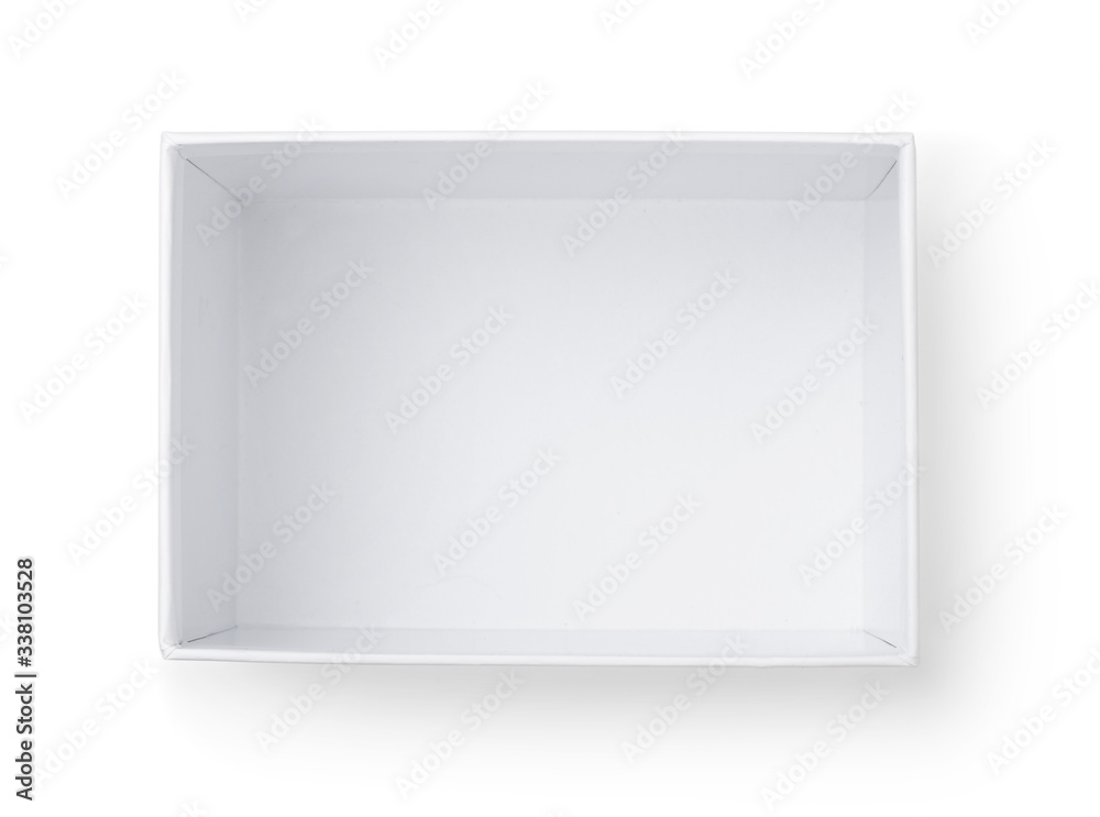 Empty cardboard box isolated on white. Empty cardboard box isolated on white.