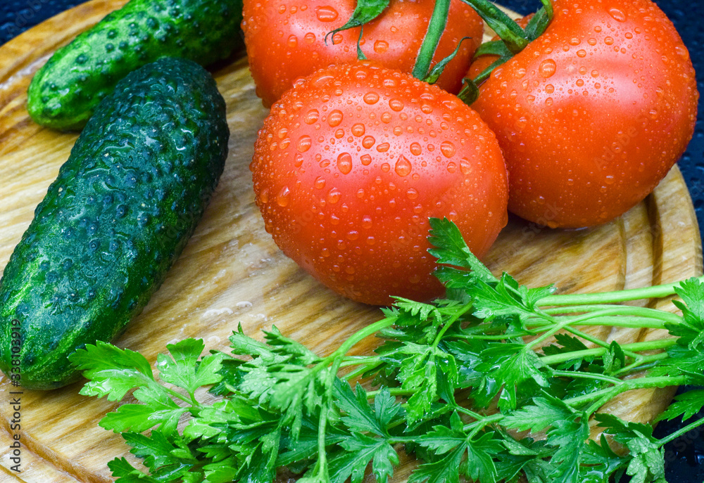 fresh vegetables on wooden table fresh vegetables on wooden table