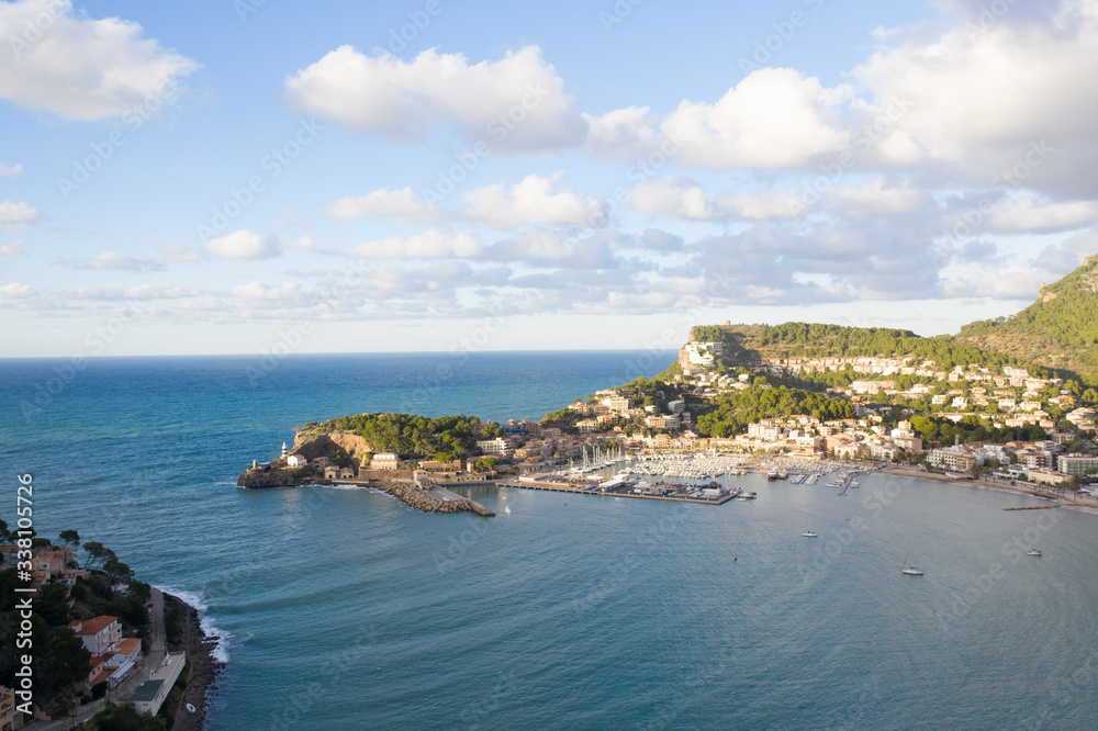 Port de Soller in Mallorca.