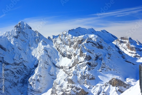 Birg, 2684 m, on the east flank of the Schilthorn. Bernese Alps of Switzerland, Europe.