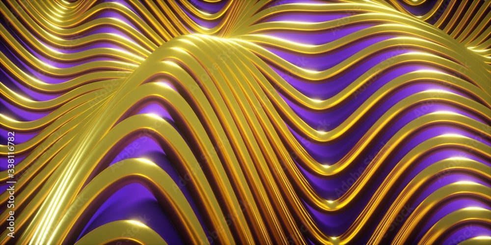 Naklejka premium 3D render. Colorful, bright color background.