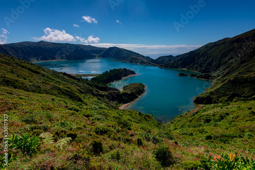 Lagoa do Fogo, Sao Miguel, Azoren, Portugal