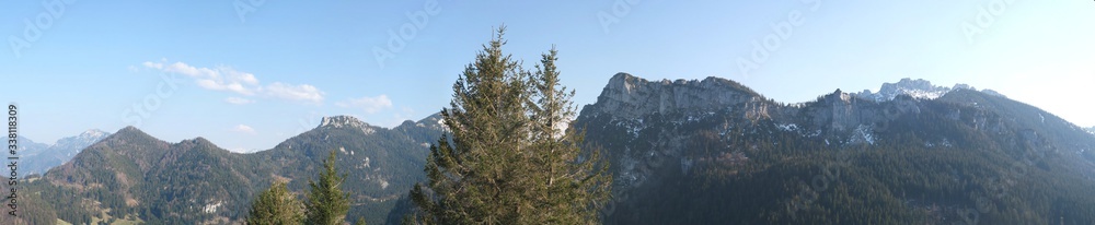 Panorama am Erlbergkopf