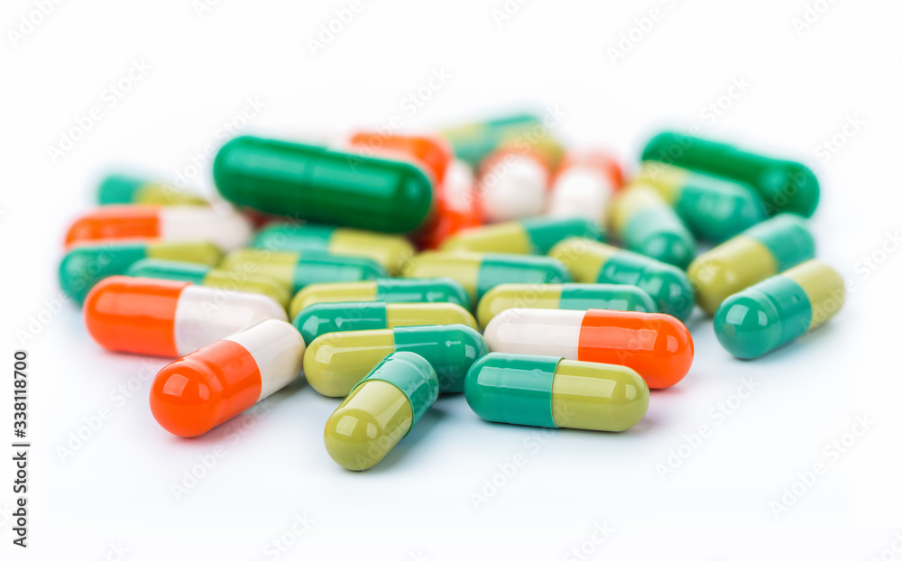 Capsules close up Capsules close up