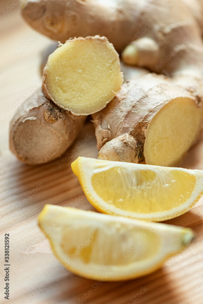 Ginger root and lemon. Natural and tasty cold remedies Ginger root and lemon. Natural and tasty cold remedies
