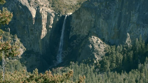 4K Brideveil Falls with foreground photo