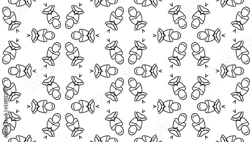 Seamless geometric pattern background. Ornament for your design