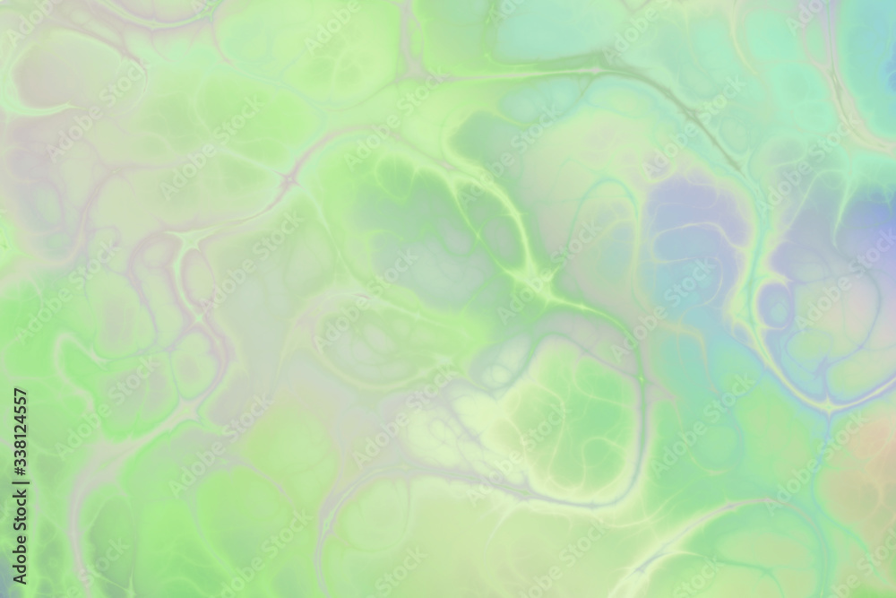 soft green marbleized abstract background