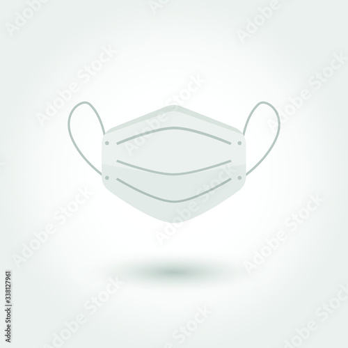 Mouth guard, Mask, Medicine Vector Icon Illustration