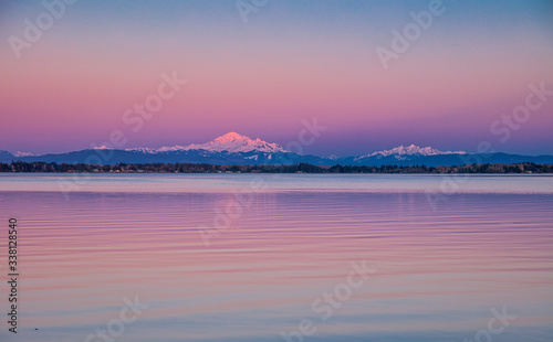 Obraz na płótnie Semiahmoo Sunset w salonie