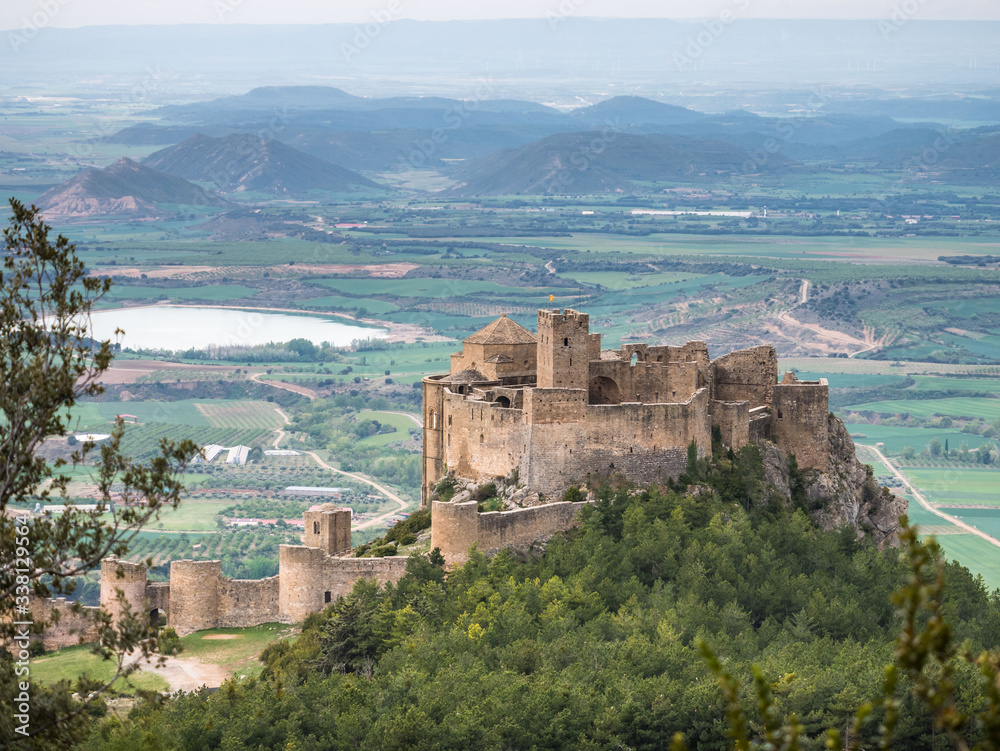Loarre Castle in the province of Huesca, Aragon, Spain