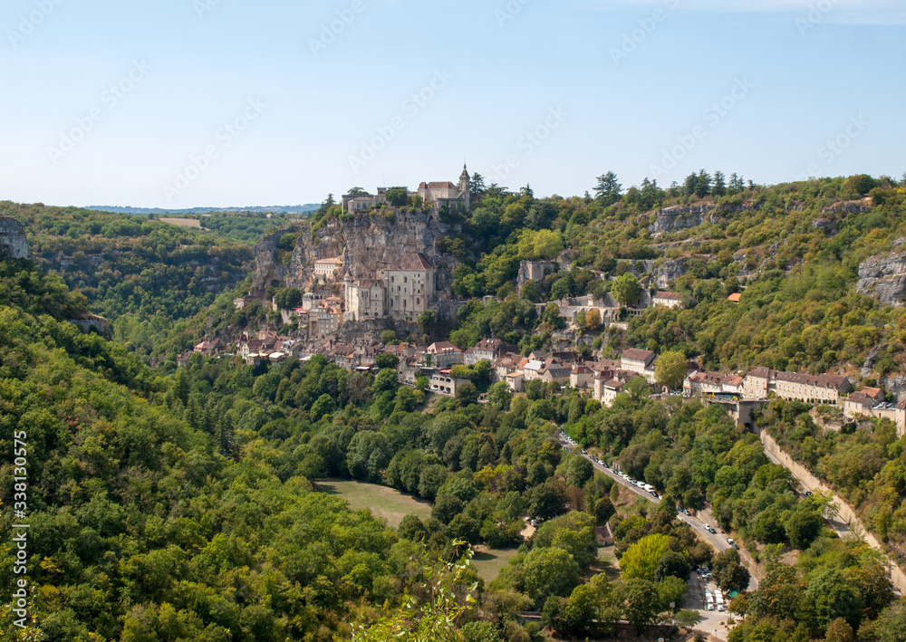 Pilgrimage town of Rocamadour, Episcopal city and sanctuary of the Blessed Virgin Mary, Lot, Midi-Pyrenees, France