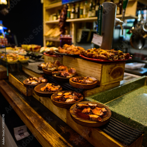 On the streets of the beautiful city of Bilbao. Basque country. Northern spain