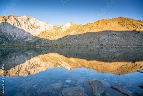 mountain landscape with lake