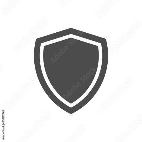 Free Download Shield Protection Icon isolated on white background. Vector illustration - GFXLoad