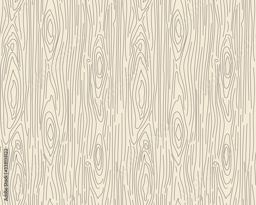 Wooden texture seamless pattern. Natural organic tree background. Wood grain textured effect. Pencil drawing. Hand drawn dense lines. Abstract geometric line art vector illustration.