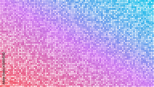 Abstract background with modern colorful vector mosaic design. Colorful gradient mosaic backdrop. Modern geometric texture. Abstract digital technology design. Beautiful vector pattern.