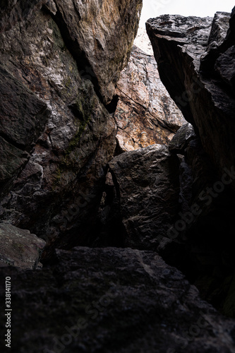 path through rocks