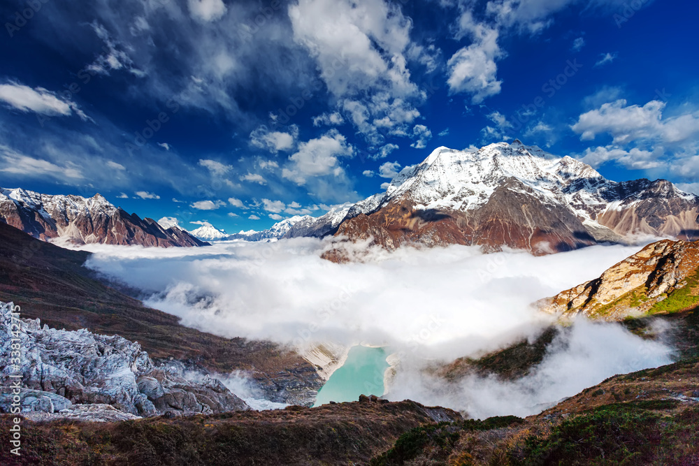 Beautiful landscape of Himalaya mountains