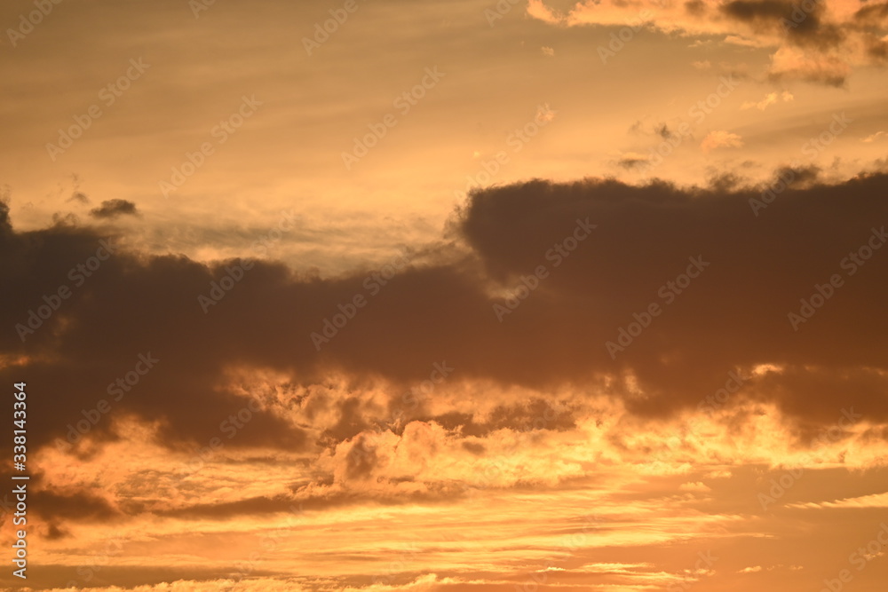 Wolken, Sky, Cloud, rot, Abendrot, Morgenrot