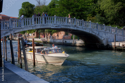  venetian canals and bridges .old city Venice   Italy.