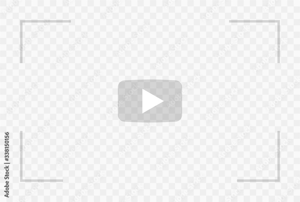Play video icon, button sign vector isolated on transparent background . Vector illustration EPS10. Play video icon, button sign vector isolated on transparent background . Vector illustration EPS10.