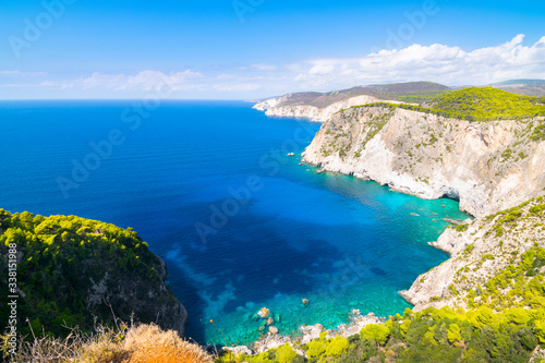 Fototapeta Naklejka Na Ścianę i Meble -  Beautiful view of Cliffs of Keri - Zakynthos , Ionian Islands - Greece