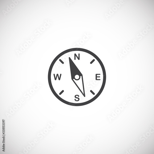 Travel erelated icon on background for graphic and web design. Creative illustration concept symbol for web or mobile app