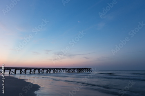 Long exposure of a pier in South Carolina