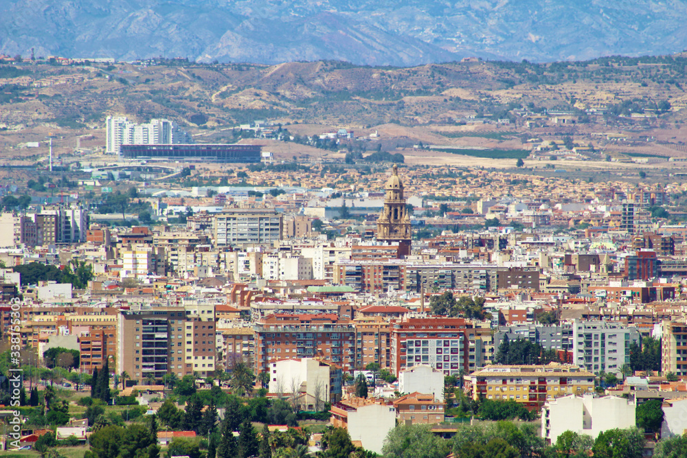 Panorámica de Murcia, España