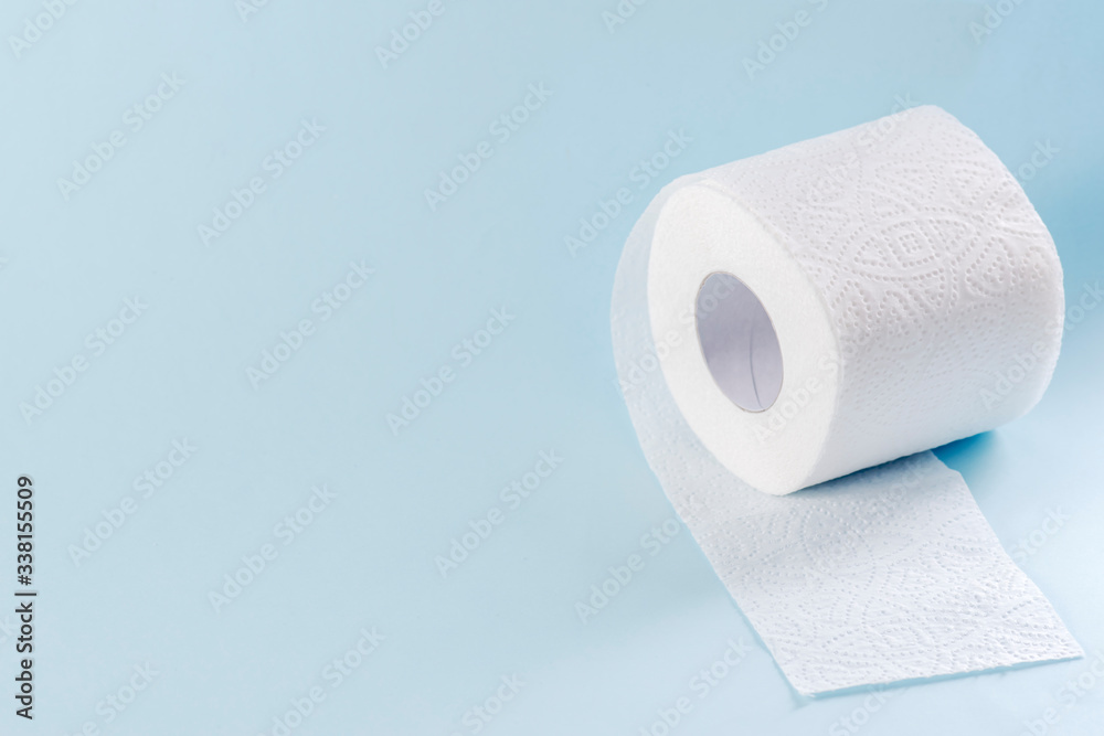 Roll Of Toilet Paper Isolated On White Background Roll Of Toilet Paper Isolated On White Background