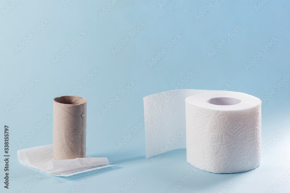 Toilet paper unrolling Stock Photo Adobe Stock