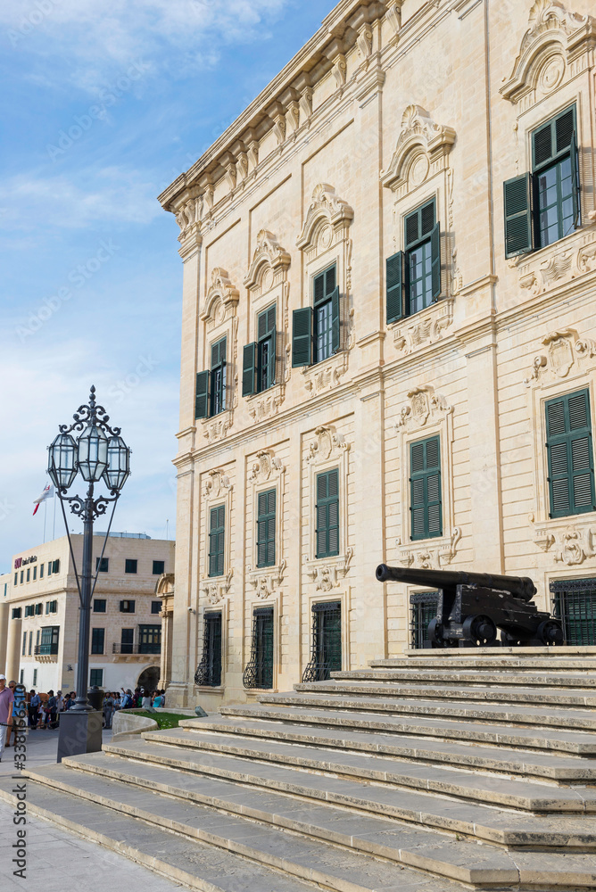 Malta / Malta 03.09.2015. Main gate of La Valletta town hall, Malta
