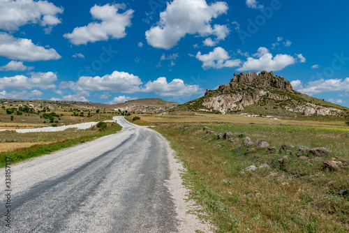 Afyonkarahisar - Turkey. Steppe and Village Roads. photo